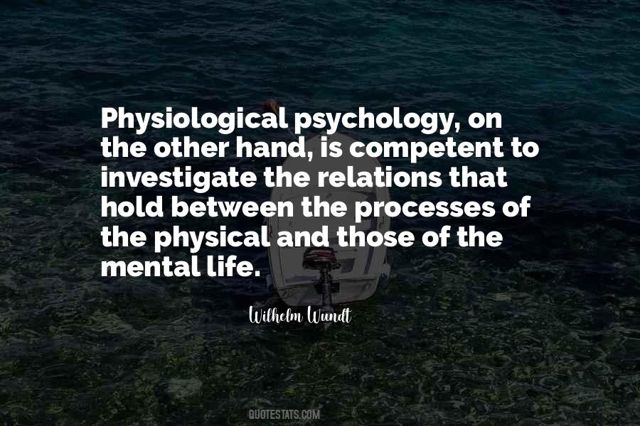 Mental Life Quotes #1327224
