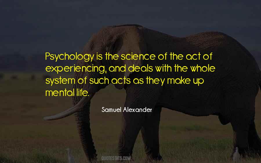Mental Life Quotes #1433645
