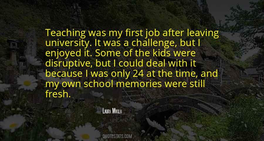 Quotes About Memories Of School #78051