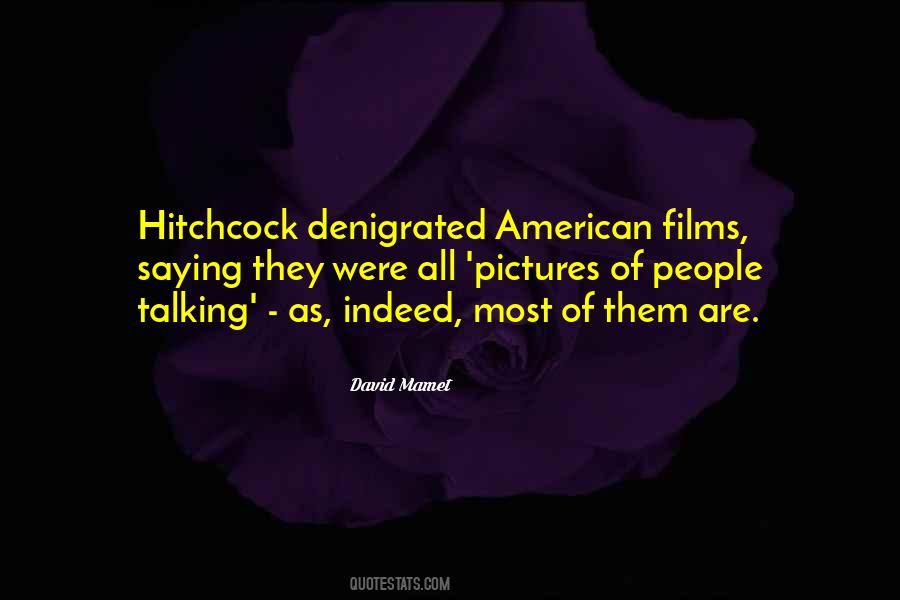 Quotes About Hitchcock #108359