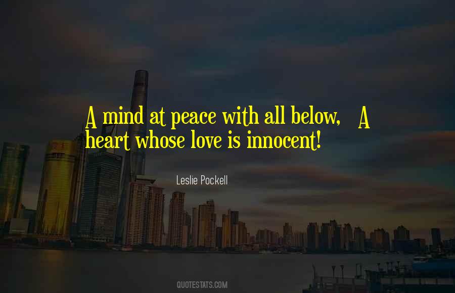 At Peace Quotes #1059561