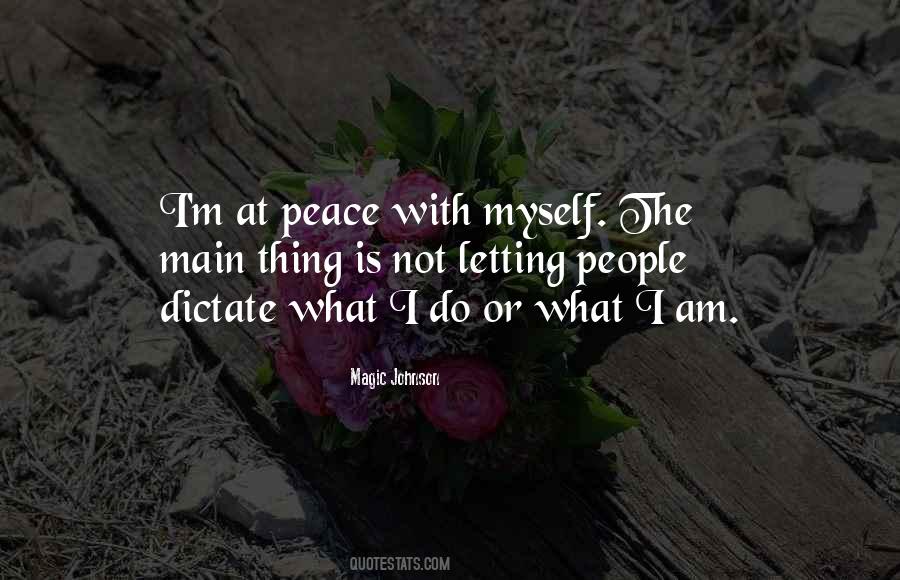 At Peace Quotes #1279964