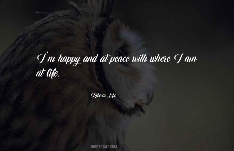 At Peace Quotes #1295908