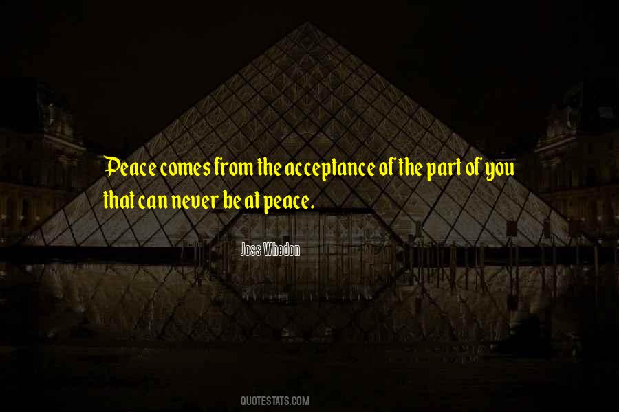 At Peace Quotes #995827
