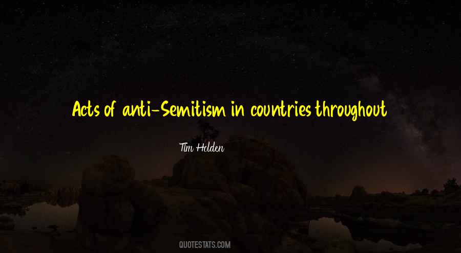 Anti Semitism Quotes #382508