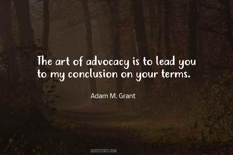 Quotes About Advocacy #113642