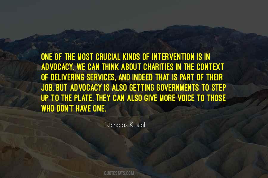 Quotes About Advocacy #1170951