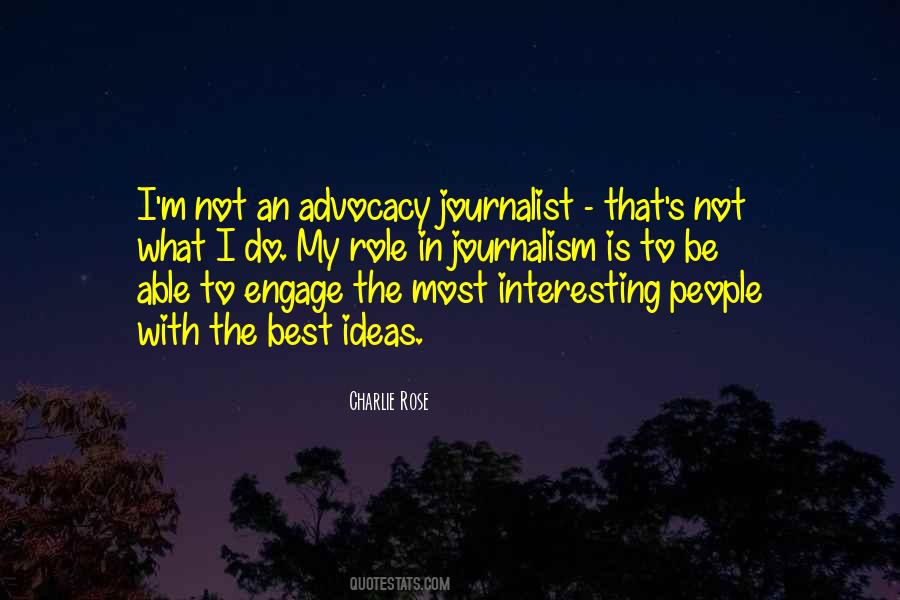 Quotes About Advocacy #853291