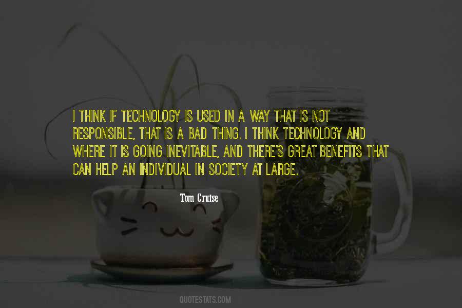 Quotes About The Benefits Of Technology #856320