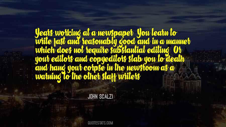 Quotes About Good Editors #658396