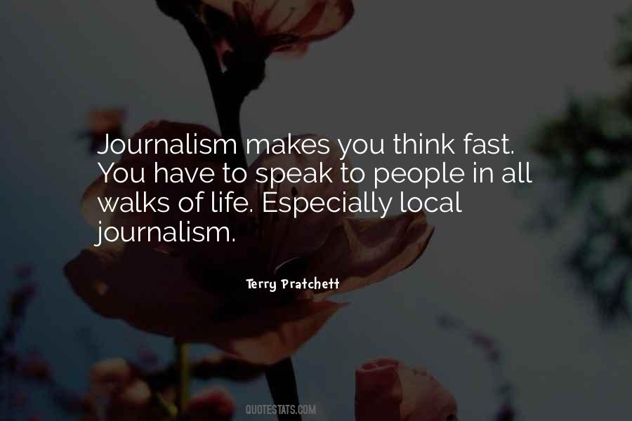 Quotes About Journalism Life #1757664