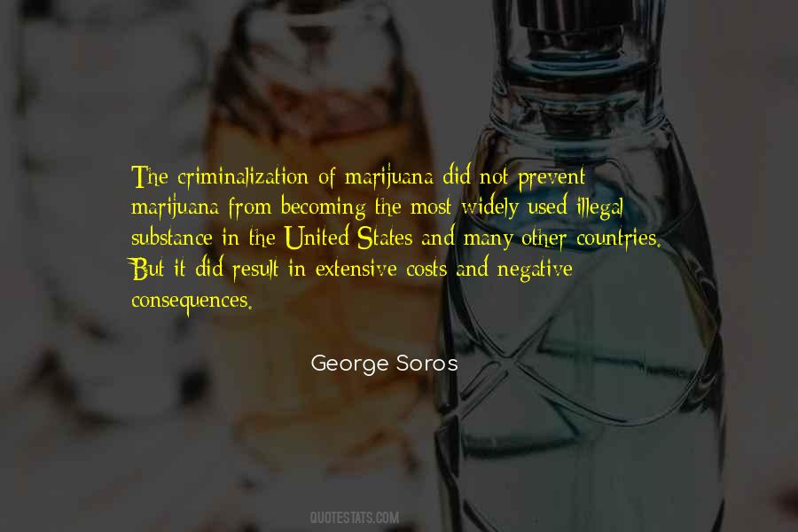 Criminalization Of Marijuana Quotes #1328242