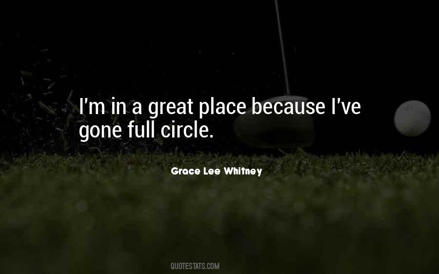 Quotes About Full Circle #1675316