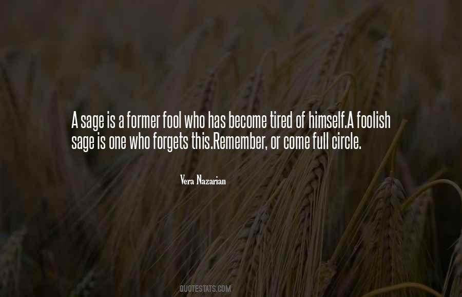 Quotes About Full Circle #208048