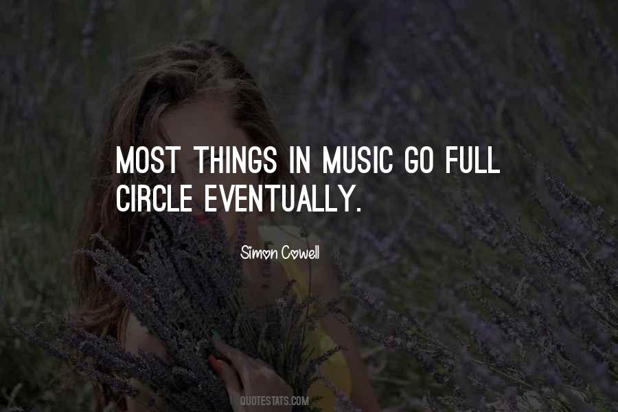 Quotes About Full Circle #66942