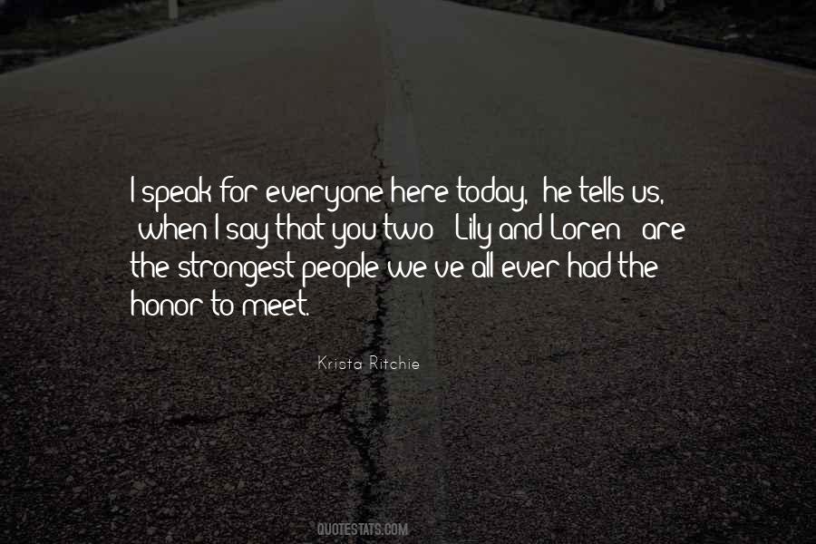 Strongest People Quotes #946243