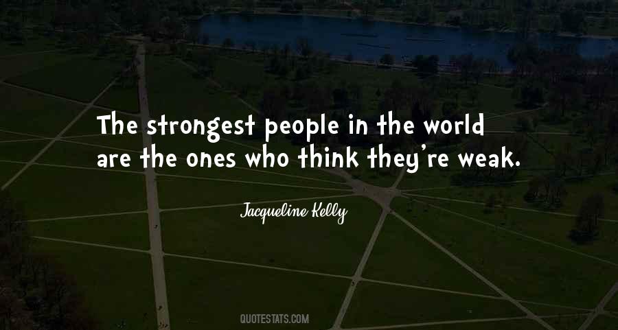 Strongest People Quotes #967735
