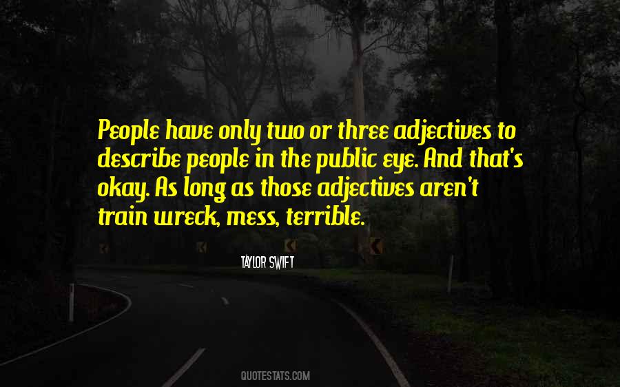 Adjectives For Quotes #426757