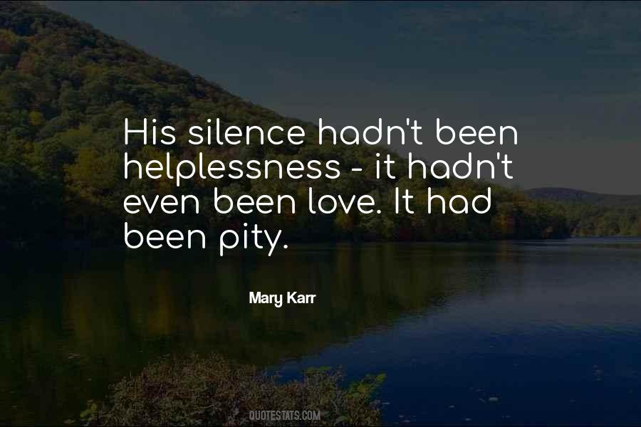 Quotes About Pity Love #431947