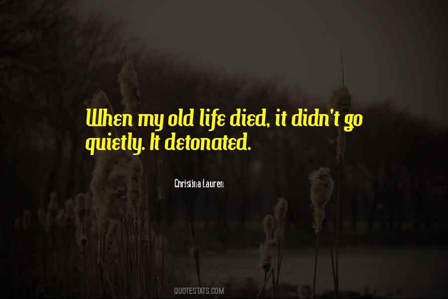 Old Life Quotes #251199