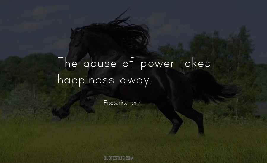 Quotes About Abuse Of Power #1033552