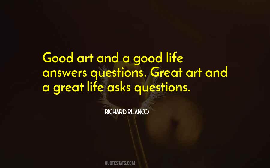 Quotes About Art And Life #6694