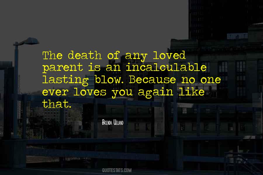 Quotes About Death Of A Parent #1276470