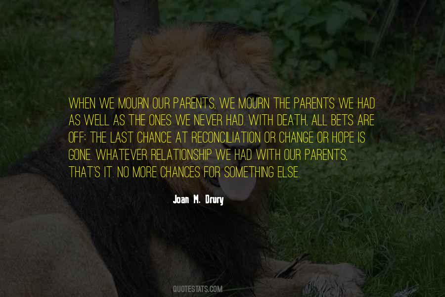 Quotes About Death Of A Parent #1634828