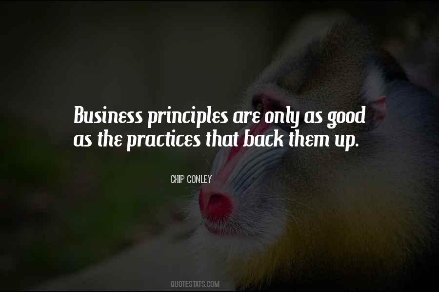 Quotes About Good Business Practices #1092996