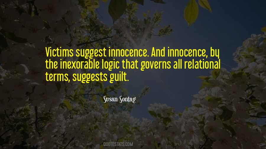 Quotes About Guilt And Innocence #1074252