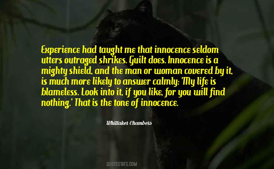 Quotes About Guilt And Innocence #377908