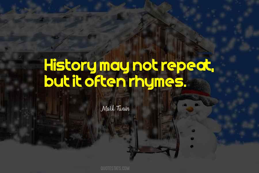 History Repeat Quotes #848301