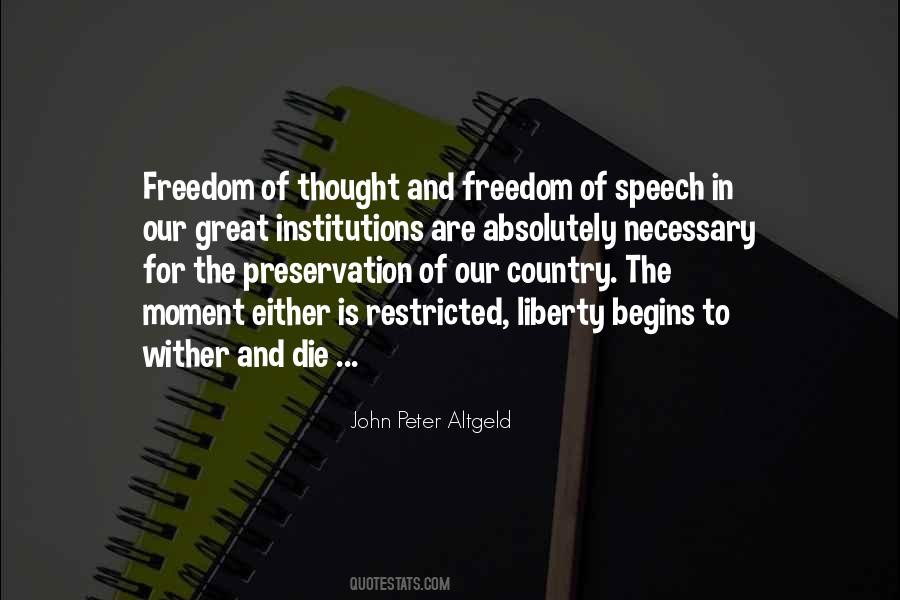 Quotes About Freedom Of Thought #1546460