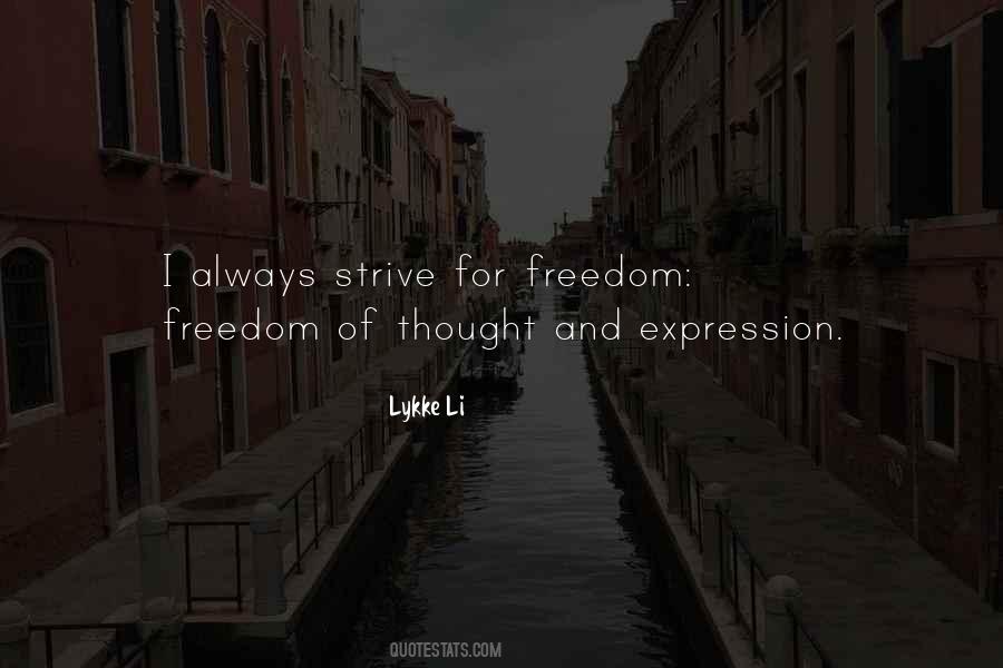 Quotes About Freedom Of Thought #1668922