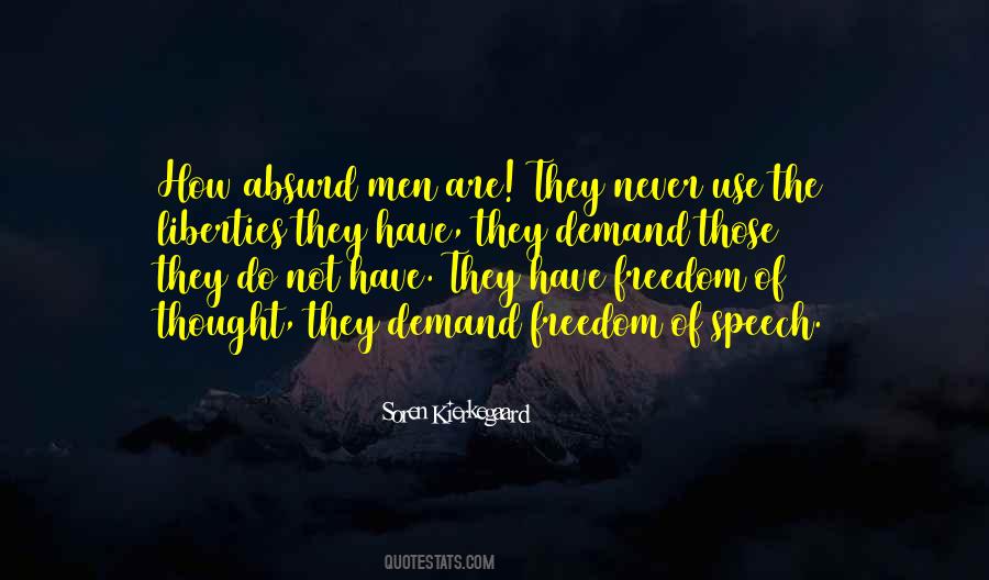 Quotes About Freedom Of Thought #236925