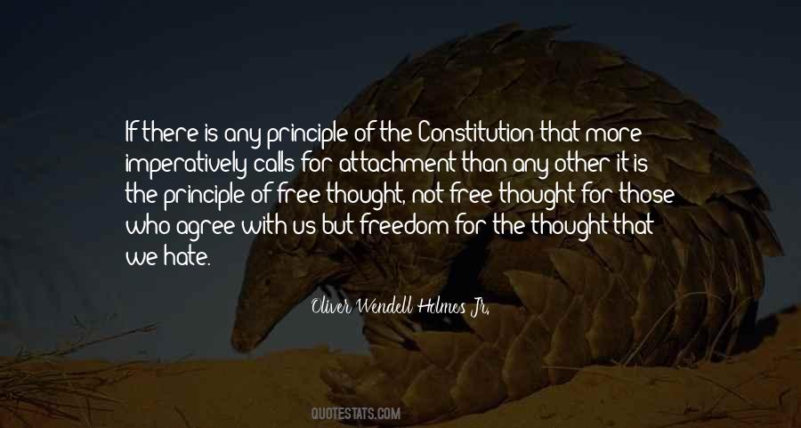 Quotes About Freedom Of Thought #84254