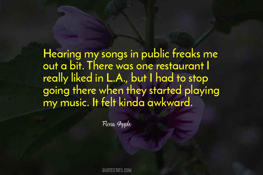 Quotes About Hearing Music #1103701