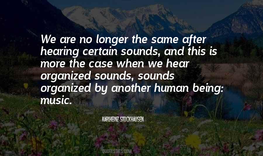 Quotes About Hearing Music #558796