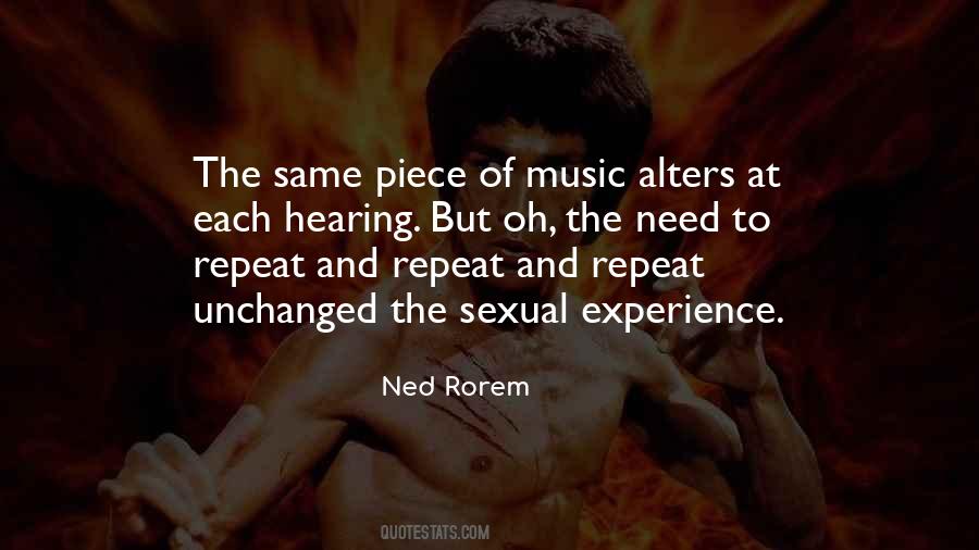 Quotes About Hearing Music #923968