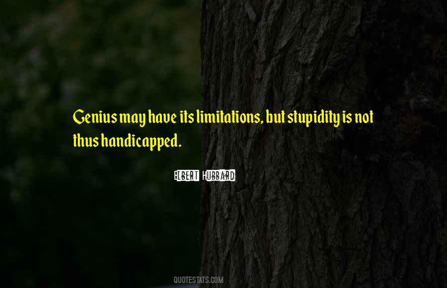 Quotes About Stupidity And Genius #635310