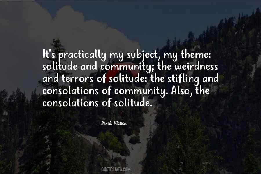 Quotes About Solitude #1596828