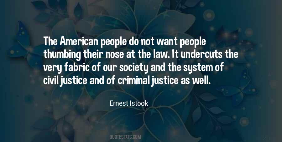 Quotes About Criminal Justice System #524236