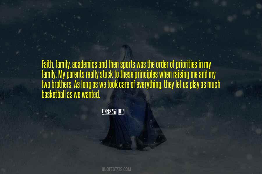 Quotes About Priorities And Family #1767660