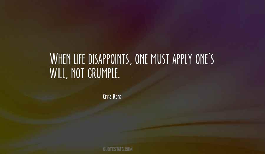 Disappoints Me Quotes #1066507