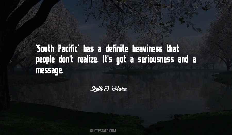 Quotes About The South Pacific #1768423