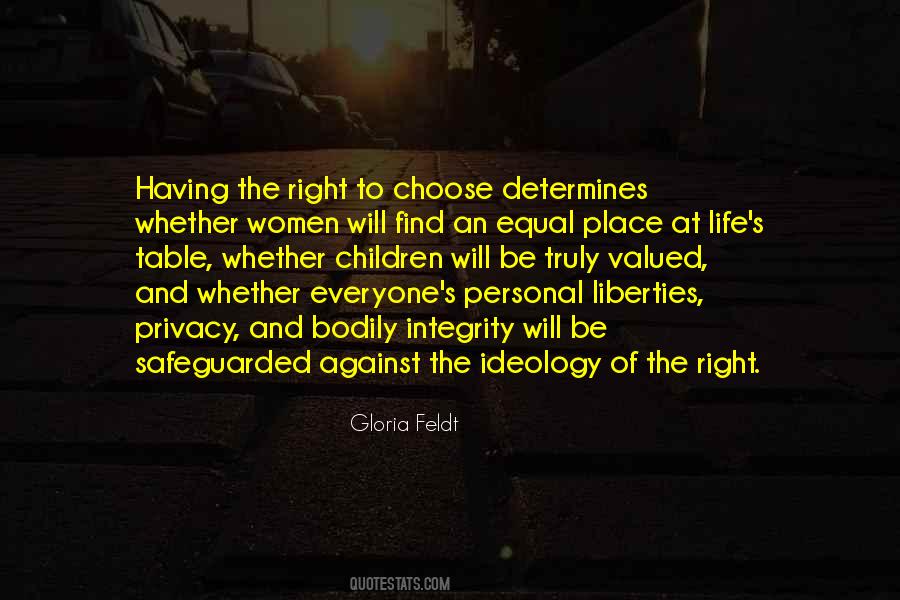 Quotes About Right To Choose #87272