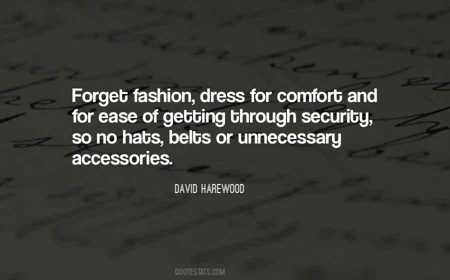 Quotes About Comfort And Security #1500588