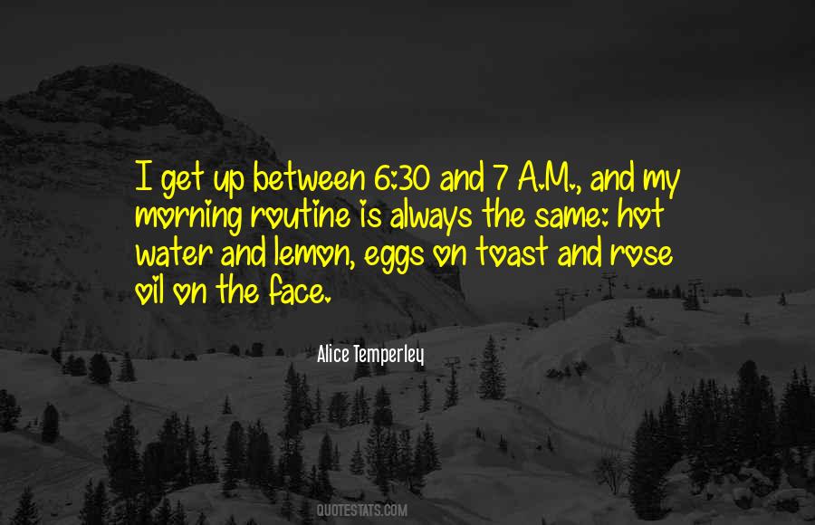 Quotes About Morning Routine #1764649