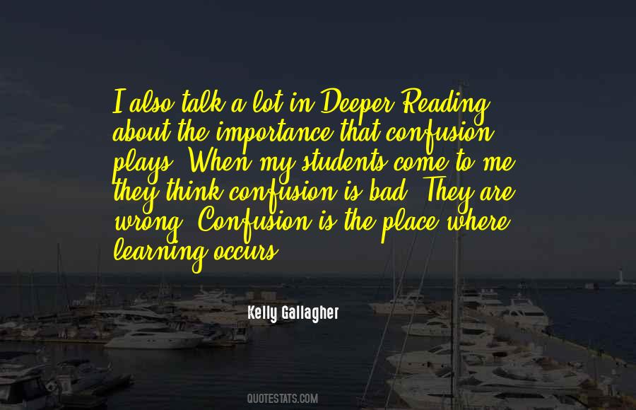Quotes About Importance Of Reading #1683287