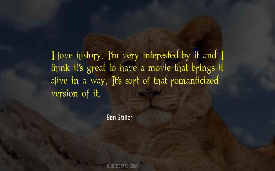 Quotes About Love Of History #411230